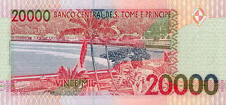 P67b St Thomas & Prince 20.000 Dobras Year 1996