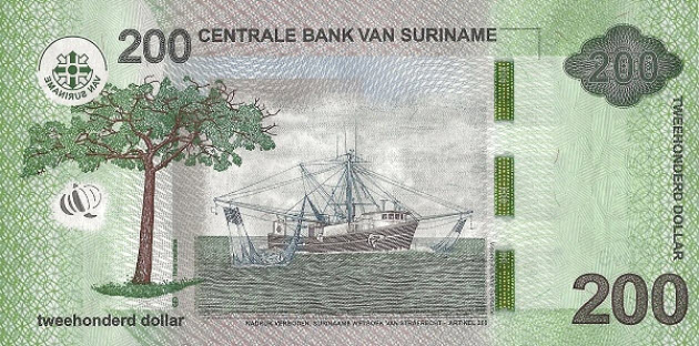 PN166A Surinam - 200 Dollar (2024)