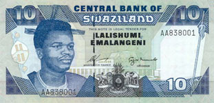 P20b Swaziland 20 Emalangeli Year nd