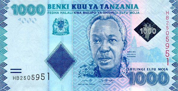 (610) ** Pnew (PN41d) Tanzania - 1000 Shilingi (2025)