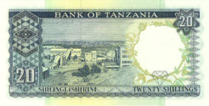 P 3e Tanzania 20 Shillings