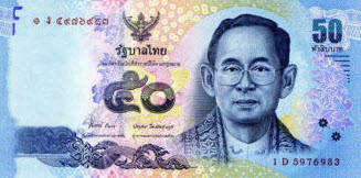 P119 Thailand 50 Baht Year 2014