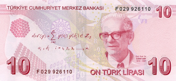 P225e Turkey - 10 Lira Year 2009 (2022)