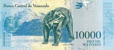 P 98a Venezuela 10.000 Bolivares Year 2016