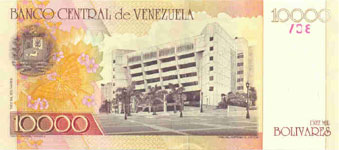 P 85c Venezuela 10.000 Bolivares Year 2002