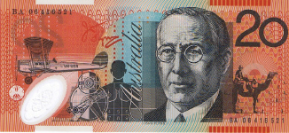 P59f Australia 20 Dollars Year 2008