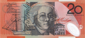 P59f Australia 20 Dollars Year 2008