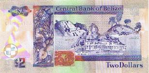 P66 Belize 2 Dollar Year 2005