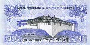 P27a Bhutan 1 Ngultrum Year 2006