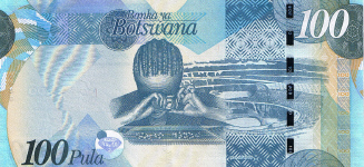 P33a Botswana 100 Pula year 2009