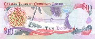 P23 Cayman Islands 10 Dollar Year 1998