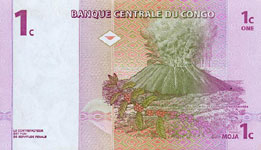 P 80 Congo Dem. Rep. 1 Centime Year 1997