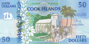 P10 Cook Islands 50 Dollar year nd