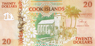 P 9 Cook Islands 20 Dollar year nd