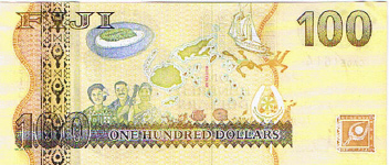 P114 Fiji Islands 100 Dollars Year nd (2007)