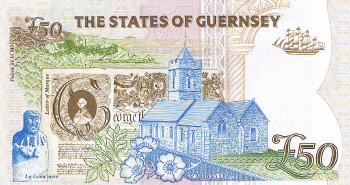 P59 Guernsey 50 Pounds Year nd