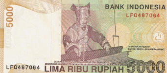 P142p Indonesia 5000 Rupiah Year 2016