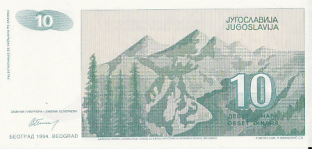 P138 Yugoslavia 10 Dinara