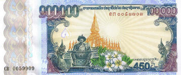 P40 Laos 100.000 Kip year 2010