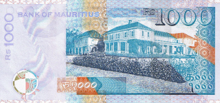 P59c Mauritius 1000 Rupees Year 2007