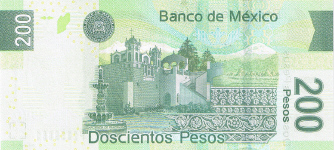 P125 200 Pesos Mexico 2007