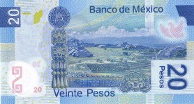 P122 Mexico 20 Pesos Year 2012