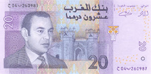 P68 Morocco 20 Dirham Year nd