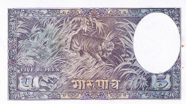 P 5 Nepal 5 Rupees Year nd