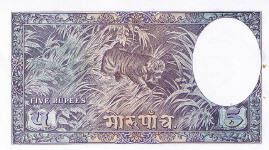 P 5 Nepal 5 Rupees Year nd