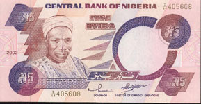 P24g/h Nigeria 5 Naira Year 2002/04