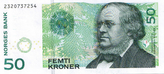 P46d Norway 50 Kroner year 2008