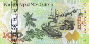 P37 Papua New Guinea 100 Kina 35th Ann. Year 2008