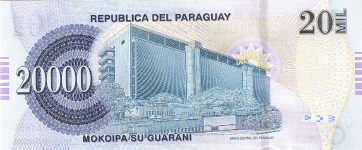 P230 Paraguay 20.000 Guaranies Year 2007