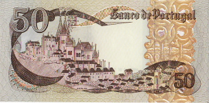 P174b Portugal 50 Escudos Year 1980