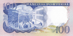 P169b Portugal 100 Escudos Year 1978