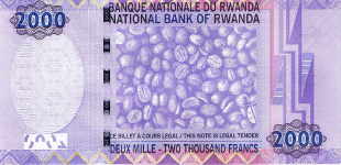 P36 Rwanda 2000 Francs year 2007