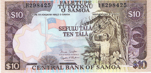 P34b Western Samoa 10 Tala year 2005