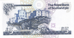 P352c Scotland 5 Pound year 1999