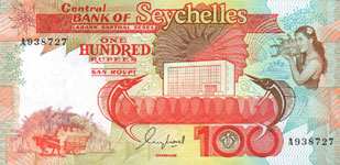 P35 Seychelles 100 Rupees Year nd