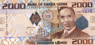 P31a Sierra Leone 2.000 Leones year 2010