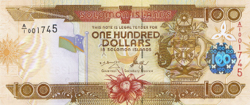 P30 Solomon Islands 100 Dollars year nd (2006)