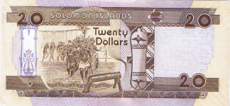 P28 Solomon Islands 20 Dollars year nd (2004)
