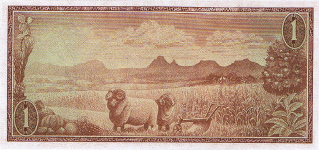 P110b South Africa 1 Rand year nd