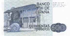 P157 Spain 500 Pesetas Year 1979