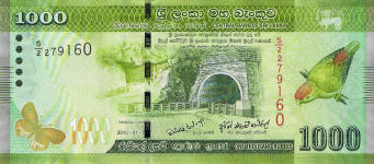 P127 Sri Lanka 1000 Rupees year 2010