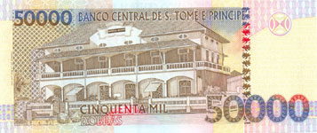 P68c St Thomas & Prince 50.000 Dobras year 2004