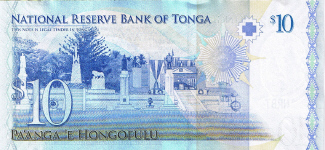 P40 Tonga 10 Pa'anga year 2008