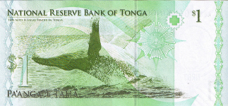 P37 Tonga 1 Pa'anga year 2008