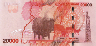 P53a Uganda 20.000 Shilling Year 2010