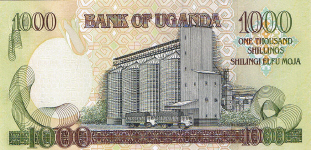 P43 Uganda 1000 Shillings Year 2005/2008/2009